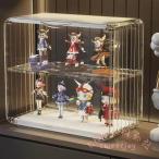  акрил кейс для коллекции 2 уровень /3 уровень тонкий настольный дисплей KNK( АО ) прозрачный дверь пыленепроницаемый фигурка модель экспонирование stage полки место хранения легко коллекция регулировка 