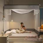 蚊帳 虫よけ 蚊帳テント 虫除け 自立式 三つドア 底付き ポップアップ 折り畳み式 KNK(株) 安眠 子供 赤ちゃん 3サイズ キャンプ かや 転落防止