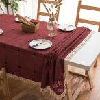 テーブルクロス 北欧撥水布綿麻混四角長方形無地食卓カバーシンプル高級感雑貨家庭用リビングダイニング洗えるおしゃれ KNK(株） 清潔おしゃれ 食卓人気クロス