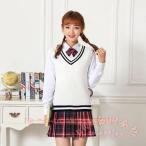  школьный жилет женщина форма лучший одноцветный V шея осень-зима KNK( АО ) женский средняя школа студент средний .JK свитер большой размер накладывающийся надеты красивый видно посещение школы ko-te.
