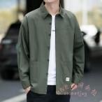 ショッピングカバーオール カバーオール メンズ ジャケット ブルゾン ビッグシルエット ワイドシルエット KNK(株） 無地 シャツジャケット ミリタリー ワーク 春新作 春服 羽織り おしゃれ