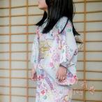 子供浴衣ワンピース綿100%花柄古典柄単品 KNK(株) 90-160cm女の子桜菊牡丹薄紫盆踊りおしゃれ夏祭りゆかたドレス