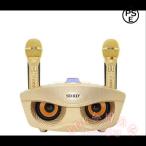 ショッピングカラオケ 手持ちマイク 2本セット Bluetooth カラオケマイク KNK(株) ワイヤレスマイク 多機能 ノイズキャンセリング スピーカーマイクセット 3色 自宅カラオケ