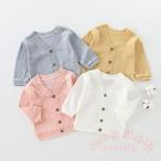  summer кардиган baby Kids хлопок вязаный UV cut KNK( АО ) охлаждение меры перо ткань девочка лето tops симпатичный младенец мягкий 