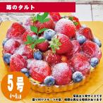 ショッピングバースデーケーキ 【35日前から注文可能】苺のタルト　5号（15cm）4〜6人用【誕生日ケーキ・バースデー】【メッセージプレート＆ローソクつき】【店頭受取専用・生ケーキ】