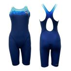 (ネコポス可)アクアスフィア(aquasphere) 女性用 練習用水着 SWIM JUNKY レディスオールインワン 4469 BLUE