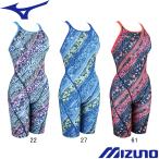 (ネコポス可)ミズノ(MIZUNO) 女性用 練習用水着 寺川綾コレクション エクサスーツウイメンズハーフスーツ N2MGC774