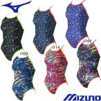 (ネコポス可)ミズノ(MIZUNO) 女性用 練習用水着 Ri Rikako Ikee Collection エクサスーツ ウイメンズミディアムカット(リバーシブル) N2MAD269