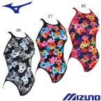 (ネコポス可)ミズノ(MIZUNO) 女性用 練習用水着 寺川綾コレクション エクサスーツウイメンズミディアムカット N2MAD774