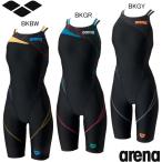 アリーナ(ARENA) 女性用 競泳水着 AQUA RACING ウイメンズレーシングワンピーススパッツ(オープンバック・ハーフレッグ) AS6FRC75L