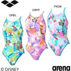 ( кошка pohs возможно ) Arena (ARENA) женский тренировка для купальный костюм Disney ( Zoo to Piaa ) жесткий костюм женский тренировка One-piece ( открытый задний ) AS6SWM56L