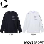 ( кошка pohs возможно ) Descente (DESCENTE) MOVESPORT( Move спорт ) S.F.TECH 2FACE рукав Logo мужской футболка с длинным рукавом ST5FLT01M
