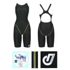 ( кошка pohs возможно ) плавание магазин оригинал (SWIMSHOP) женский половина костюм открытый задний JW-0851 BLK