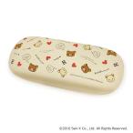 メガネケース リラックマ ハート ベージュ 094010 / おしゃれ 便利 使いやすい おすすめ 国内メーカー製 健康グッズ 美容グッズ