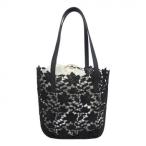 Yahoo! Yahoo!ショッピング(ヤフー ショッピング)Clacce（クラッセ） レースバッグ ボタニカル L BK 72624 / おしゃれ 長持ち 便利 使いやすい おすすめ 国内メーカー製