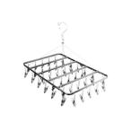 アルミ合金角ハンガー 42P ブラック WJ-8085 / おしゃれ 家庭用品 使いやすい 長持ち おススメ お風呂用品