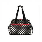 Hanna Hula(ハンナフラ) マザーズバッグ 3WAYマシュマロトートバッグ ポルカブラック / おしゃれ ファッション 可愛い レディース 女性 カワイイ アパレル