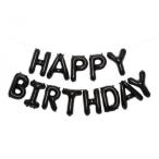 Yahoo! Yahoo!ショッピング(ヤフー ショッピング)GARLAND BALLOON ガーランド バルーン HAPPY BIRTHDAY SFG-04 black / 安全安心の国内メーカー直送便