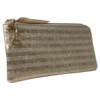 Yahoo! Yahoo!ショッピング(ヤフー ショッピング)Pisoraro（ピソラロ） ボーダーラメ抗菌マスクケース ゴールド PR135 / おしゃれ 長持ち 使いやすい アイデア商品便利グッズ