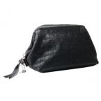 Yahoo! Yahoo!ショッピング(ヤフー ショッピング)Pisoraro（ピソラロ） ボーダーラメ口金ポーチ大 ブラック PR137 / おしゃれ 長持ち 使いやすい アイデア商品便利グッズ