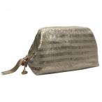 Yahoo! Yahoo!ショッピング(ヤフー ショッピング)Pisoraro（ピソラロ） ボーダーラメ口金ポーチ大 ゴールド PR137 / おしゃれ 長持ち 使いやすい アイデア商品便利グッズ