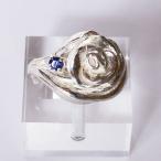 紅女アイオライト・薔薇引き目リング