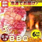 焼肉 牛肉 肉 バーベキュー ギガ盛り 6種 セット 12〜14人前 BBQ 焼くだけ 福袋 母の日 父の日 ギフト 食品 プレゼント キャンプ