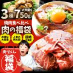 メガ盛り肉の福袋 絶品 焼肉 セット 総重量750g 牛 ハラミ 焼肉 & 豚味噌 カルビ 焼肉 牛肉 焼くだけ&レンジで簡単調理