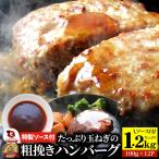 ショッピングハンバーグ ハンバーグ 特製ソース付き 惣菜 粗挽き ハンバーグ メガ盛り 1.2kg 100g×12個入 レンジＯＫ 冷凍弁当