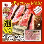 肉 ギフト 食品 チョコ チョコレート 牛肉 牛 サーロイン ステーキ 選べるカット 赤身 贅沢 プレゼント 牛肉 送料無料 あすつく