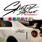 車 ステッカー かっこいい デカール 上質 スポーツ カスタム ワイルド スピード系  車用 カッティング バイナルグラフィック 「選べる8色」ride05