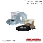 DIXCEL ディスクローターPD+ブレーキパッドEC セット レガシィ アウトバック BR9 11/05〜12/05 2.5i S Package フロント 3617007S+361075