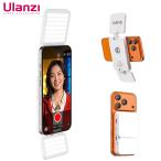 Ulanzi GL01 смартфон свет собственный .. свет MagSafe соответствует двусторонний магнит верх и низ двойной источник света LED свет 2700K-6500K яркость настройка передний и задний (до и после) 225° регулировка угла белый 