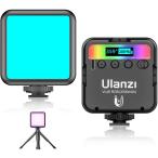 Ulanzi VL49 RGB撮影ライト LEDビデオライト  撮影ライト 小型 マグネット式 色温度2500K-9000K