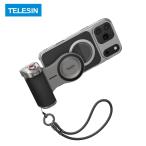TELESIN iPhone17 Pro マグネット カメラグリップ 冷却ケース セット 自撮りグリップ APP制御 Bluetoothリモコン 両面磁石 ズーム機能 二段階シャッター