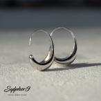 Yahoo! Yahoo!ショッピング(ヤフー ショッピング)ぷっくりドロップデザインフックピアスシルバー925