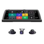 4カメラ ドライブレコーダー 10インチディスプレイ センターコンソール Android 5.1 4G GPS Wi-Fi