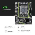 X79M M-ATX マザーボード M.2 ハイスピード E5 LGA2011 Intel E5/E5V2 プロセッサー DDR3 64GB PCI-E3.0 NVME