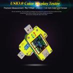 USB 3.0 電流・電圧・充電ケーブルインピーダンス チェッカー テスター Bluetoothコミュニケーション機能つき カラー液晶ディスプレイ