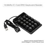 13.56MHz ICカード RFIDリーダー付き USBテンキー