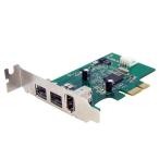 StarTech.com ロープロファイル対応IEEE 1394a 1ポート/1394b 2ポート増設PCI Expressカード PEX1394B3LP