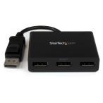 StarTech.com 3ポートMSTハブ DisplayPort - 3x DisplayPort マルチモニタースプリッタ 4K対応 Windowsのみ対応 MSTDP123DP