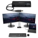 StarTech.com USB 3.0接続 ミニ ドッキングステーション Mac/Windows対応 デュアルDisplayPortモニタ対応 4K/60Hz ギガビットイーサネットポート USBA2DPGB
