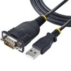 StarTech.com USB-RS232Cシリアル変換ケーブル/USB 2.0/91cm/USB Type-Aオス・DB9オス/Windows&macOS/USB-D-Sub 9ピン変換アダプター 1P3FP-USB-SERIAL