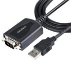 StarTech.com USB-RS232Cシリアル変換ケーブル/USB 2.0/91cm/COMポート番号保持機能/USB Type-Aオス・DB9オス/Windows & macOS 1P3FPC-USB-SERIAL