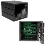 StarTech.com 4x 3.5 дюймовый SAS 2.0/SATA 3.0 накопитель на жёстком диске соответствует мобильный подставка HSB4SATSASBA