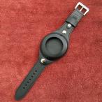 Yahoo! Yahoo!ショッピング(ヤフー ショッピング)懐中時計用 腕時計レザーベルト ブラックカラー 単品