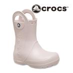 ショッピングクロックス キッズ クロックス CROCS レインブーツ ハンドル イット レイン ブーツ キッズ 雨 梅雨 通学 通園 長靴 ブーツ 軽量 子供靴 12803-6UR クオーツ ピンク 19cm 20cm 21cm