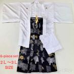 . есть hakama 6 позиций комплект кимоно перо тканый hakama длинное нижнее кимоно перо тканый шнур мужской пояс "оби" .77.5cm hakama длина 93.5cm 2L~3L белый ... б/у 4506