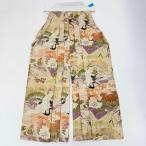  hakama лошадь езда hakama брюки мужчина hakama шнур внизу длина 93cm мужской hakama 2L размер день совершеннолетия hakama obi земля б/у 4669